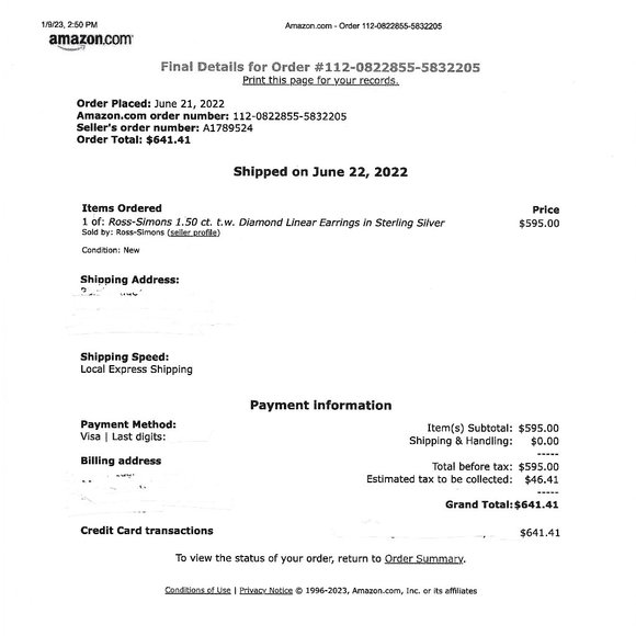 Ross & Simons 1.50 ct. T.w. Diamond Linear Earrings in Sterling Silver - Picture 5 of 5